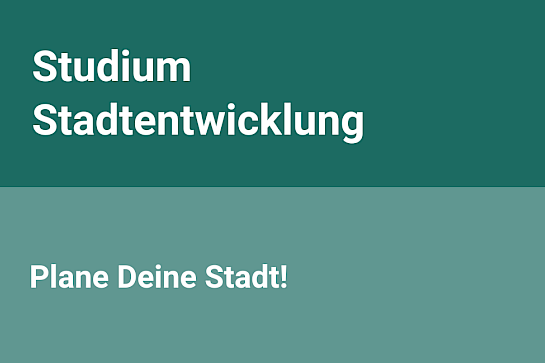 Studium Stadtentwicklung