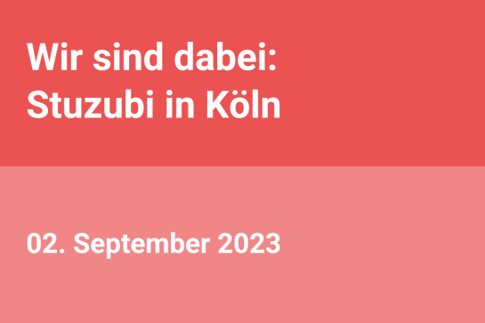 Stuzubi Köln: PLANE DEINE STADT! ist dabei
